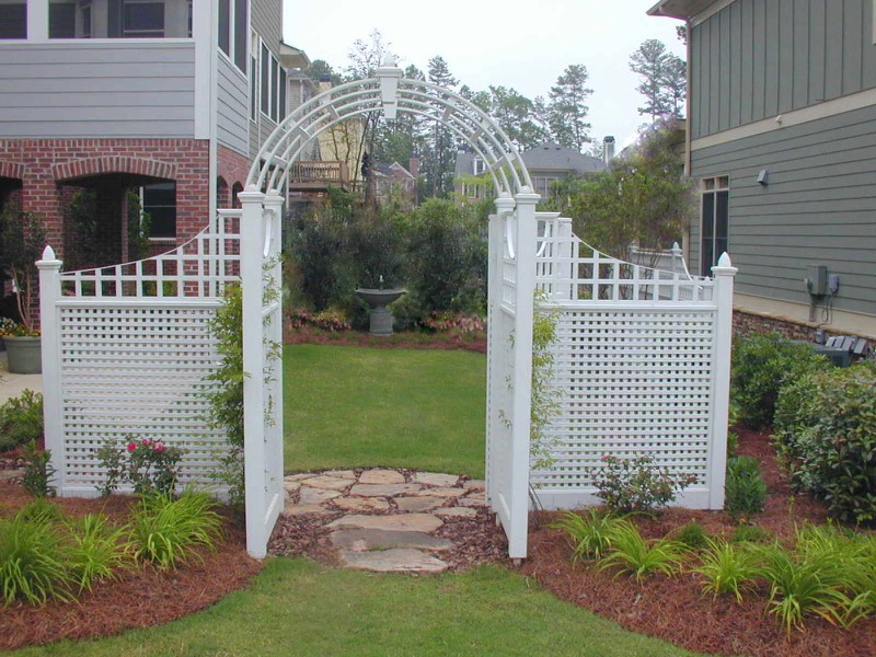 Natural stepping stone landing